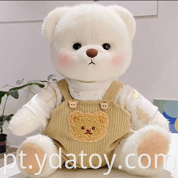 Plush White Teddy Bear